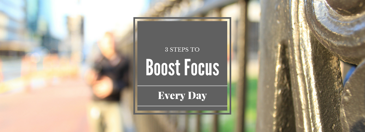 You are currently viewing The 3 Steps to Producing More Focus Every Day